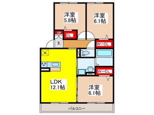 仮）ＤーＲＯＯＭ友井４丁目の物件間取画像